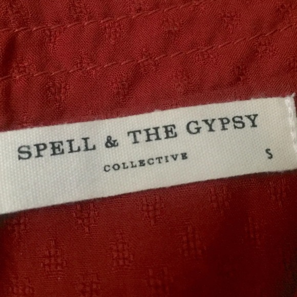 SOLD Spell & the Gypsy Collective peasant shirt S - Picture 3 of 5